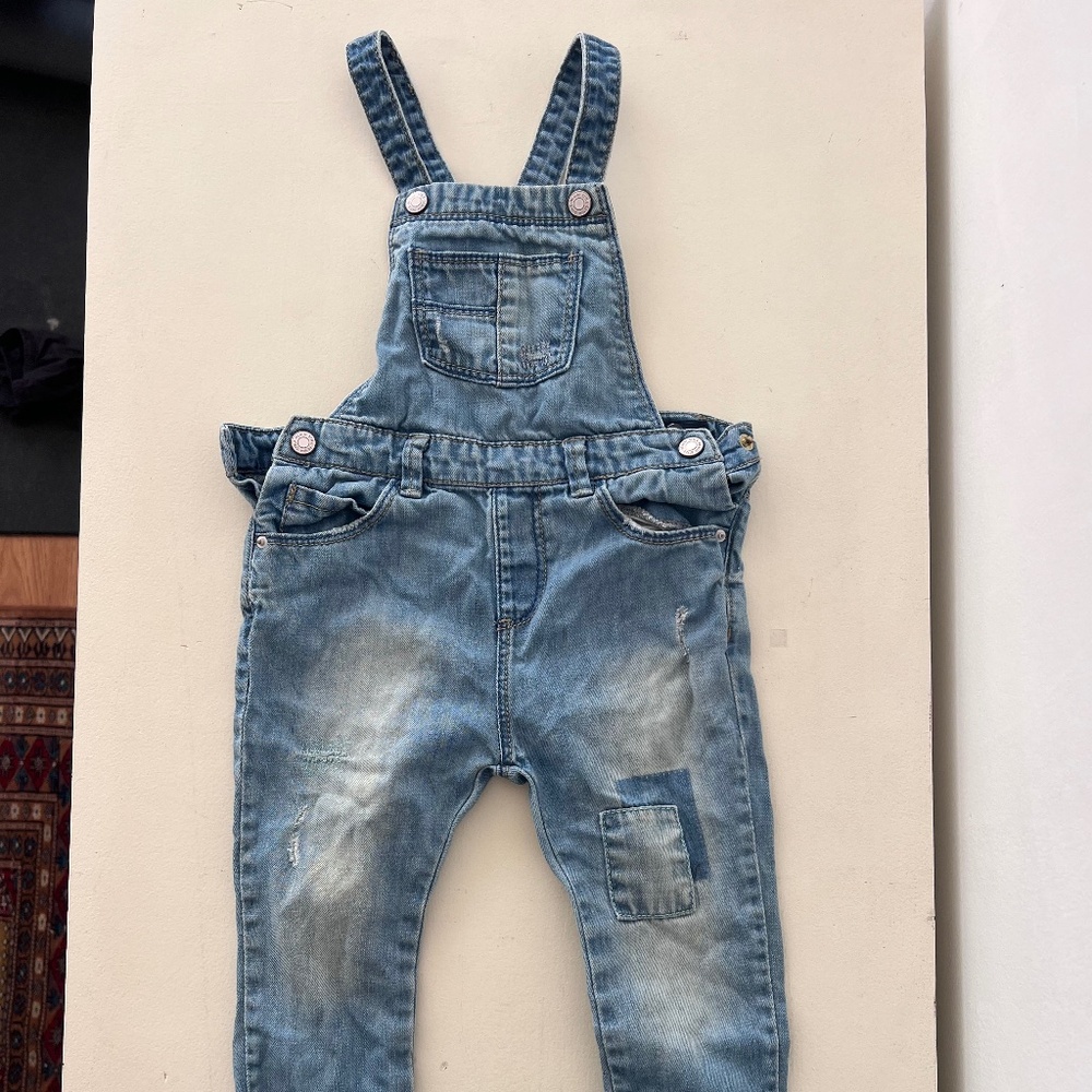 Gap Denim Overalls Size 18-24 months
